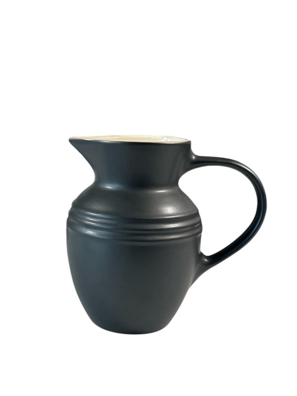 NEW Le Creuset MATTE BLACK BREAKFAST JUG/VASE